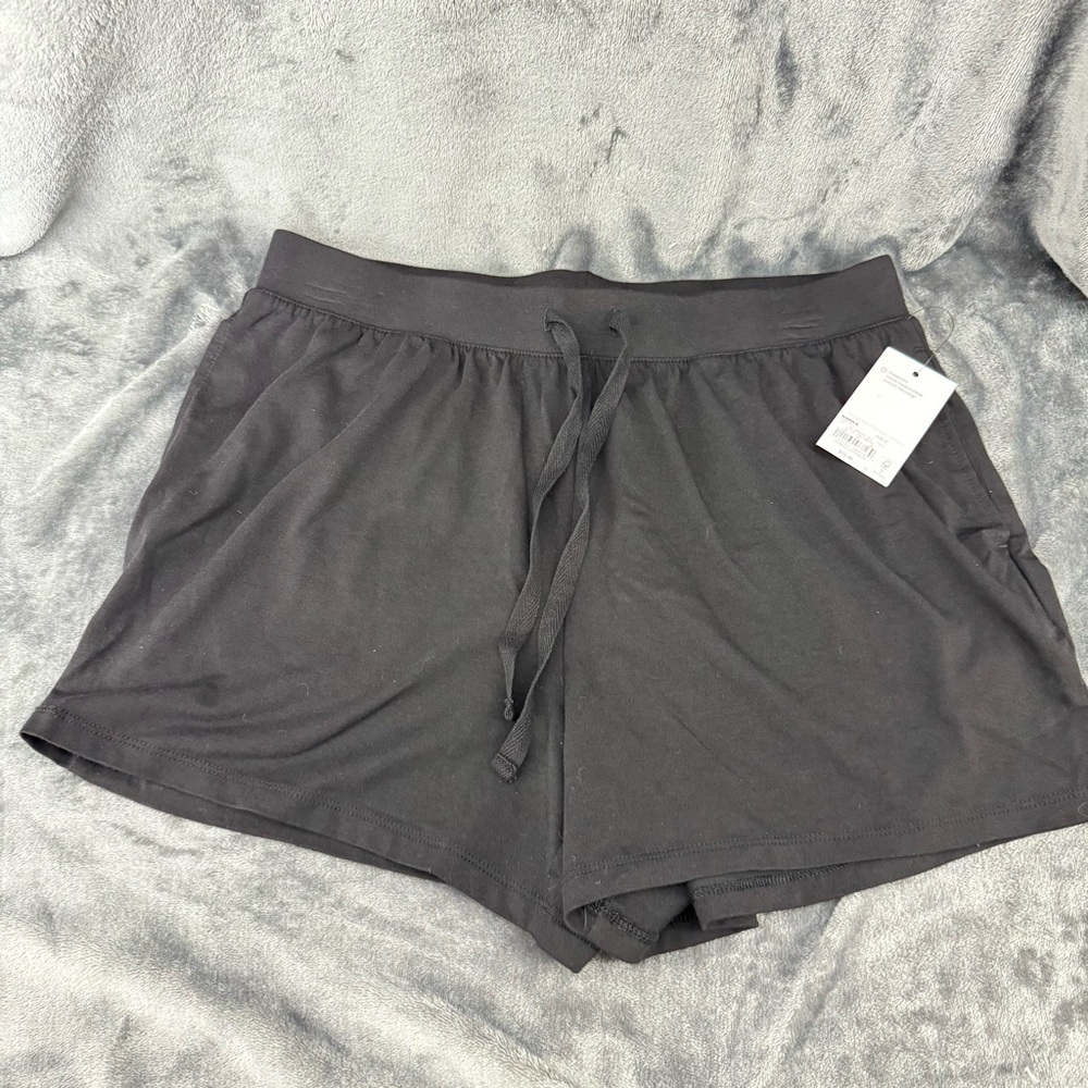 New Sonoma Goods For Life Black Cotton Modal Pajama Shorts Size Medium